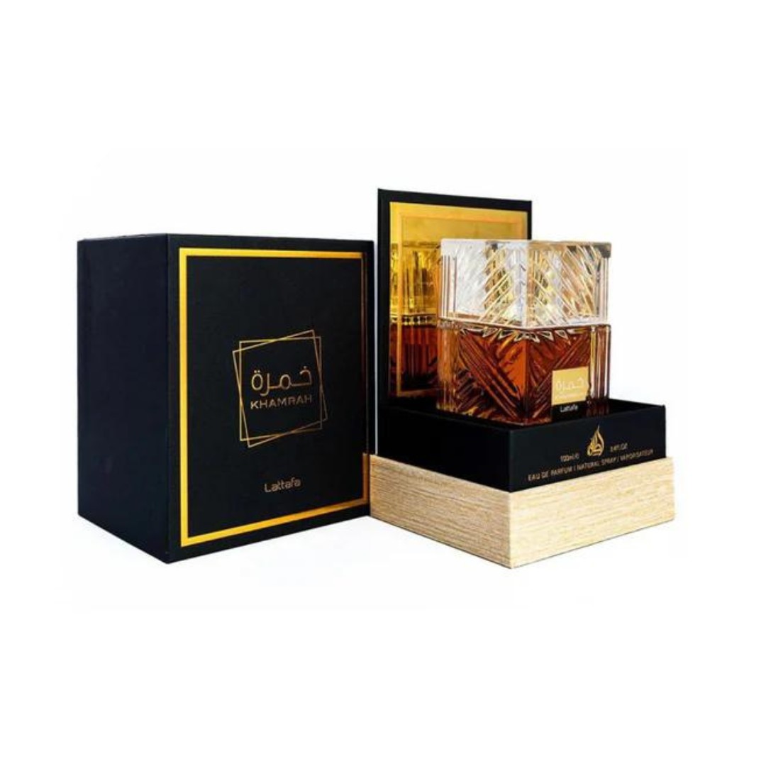 Lattafa Khamrah Edp 100ml 2個セット LATTAFA KHAMRAH EDP 100 ML + DEO SPRAY 200 ML SET 2 PCS - JPT